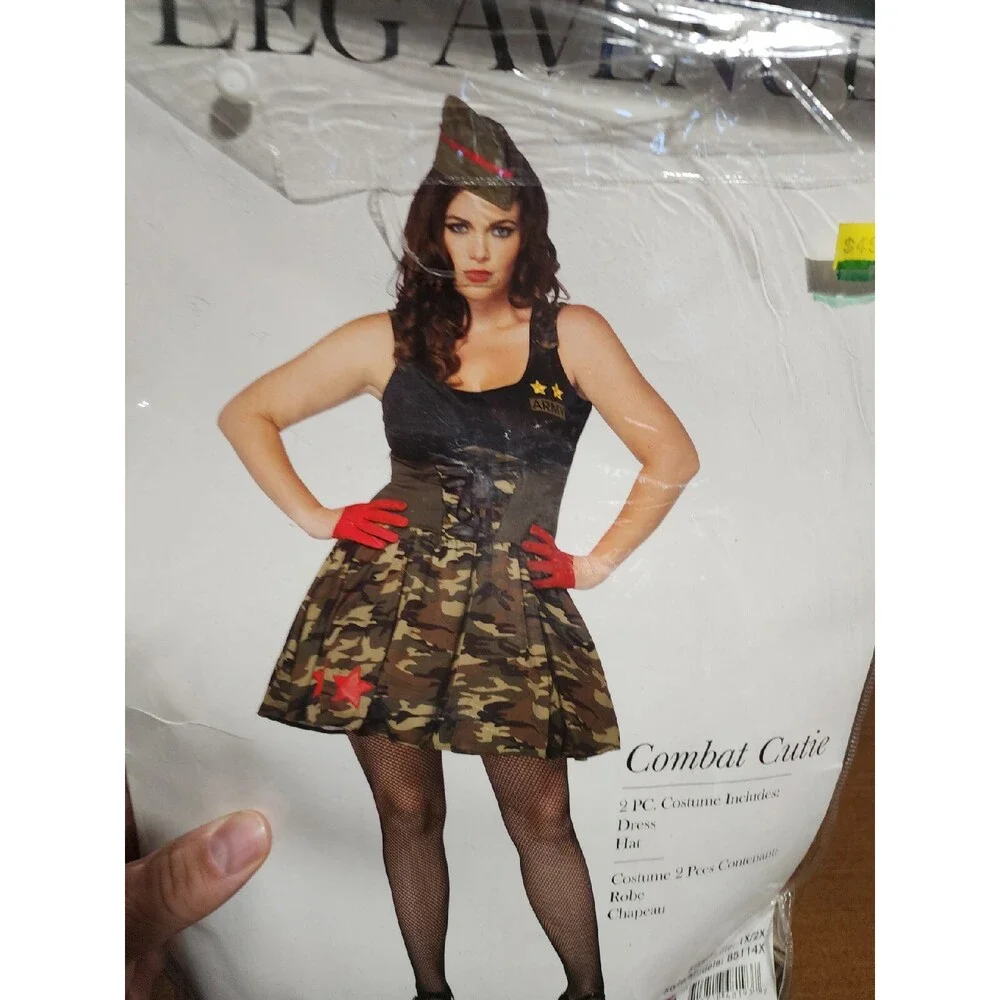 XX 85114 Combat Cutie Military by Leg Avenue Women's Costume